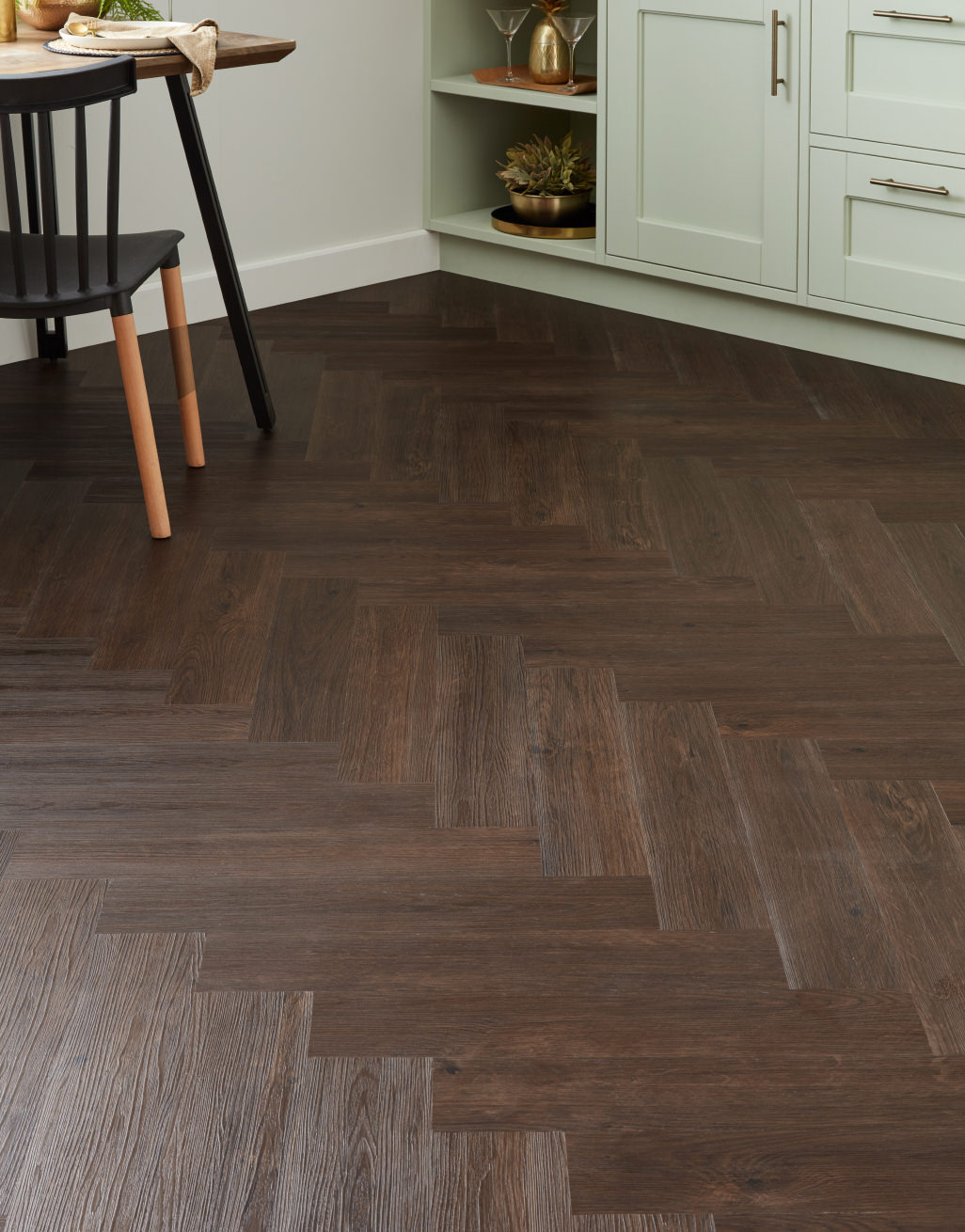 EvoCore Essentials Herringbone - Hot Chocolate Oak
