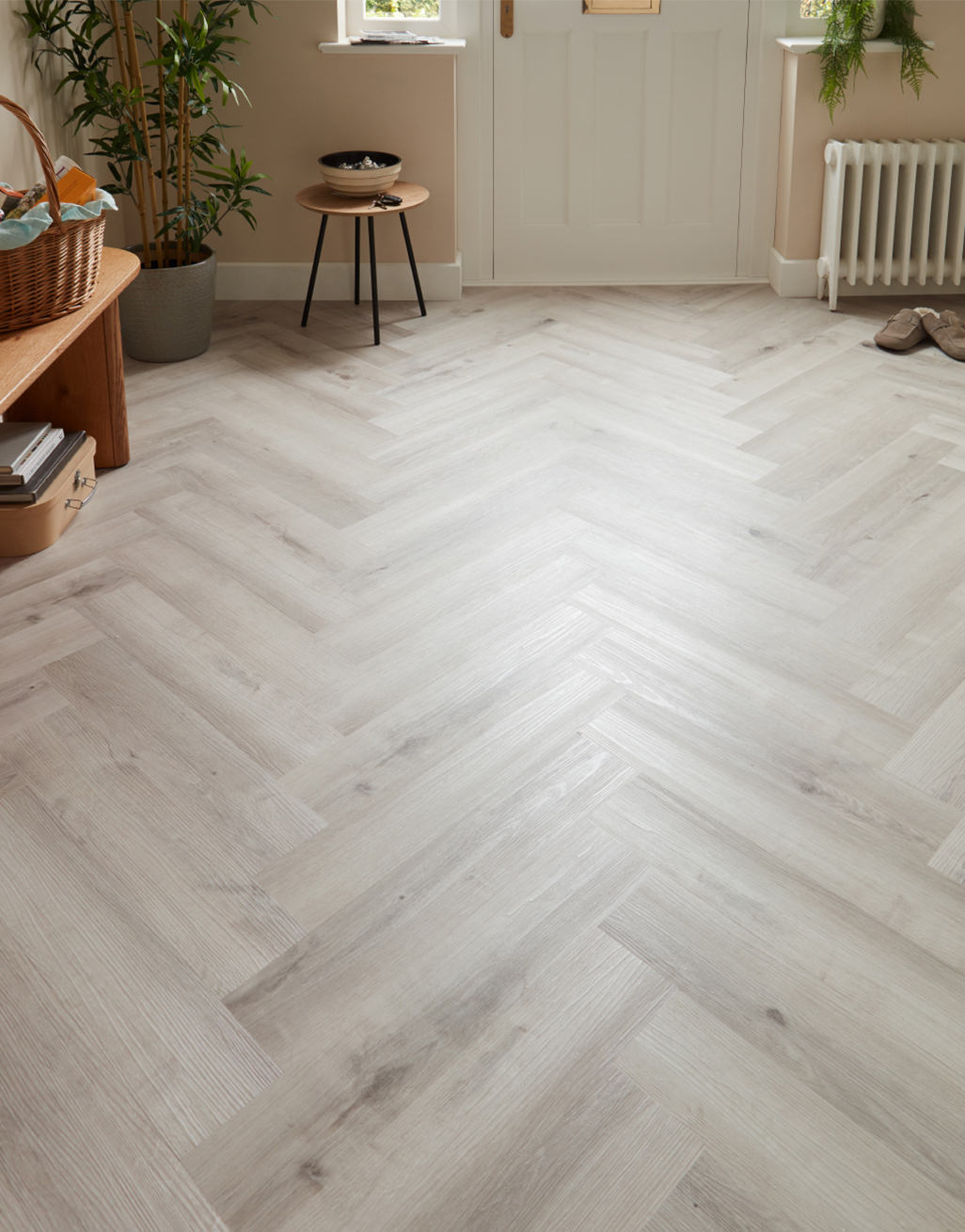 EvoCore Essentials Herringbone - Cloudy White Oak
