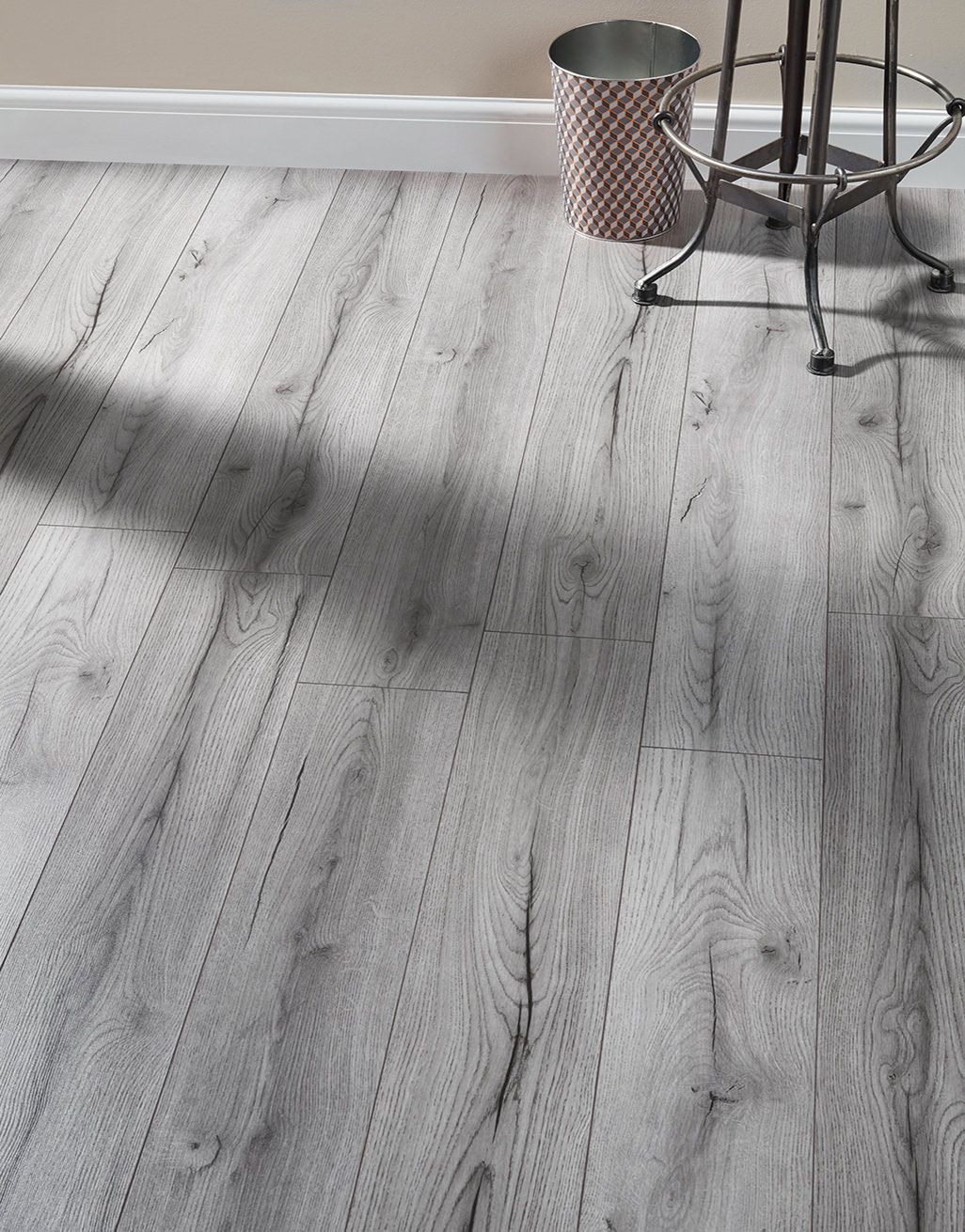 Kronotex Advanced 8mm - Century Oak Grey Laminate Flooring