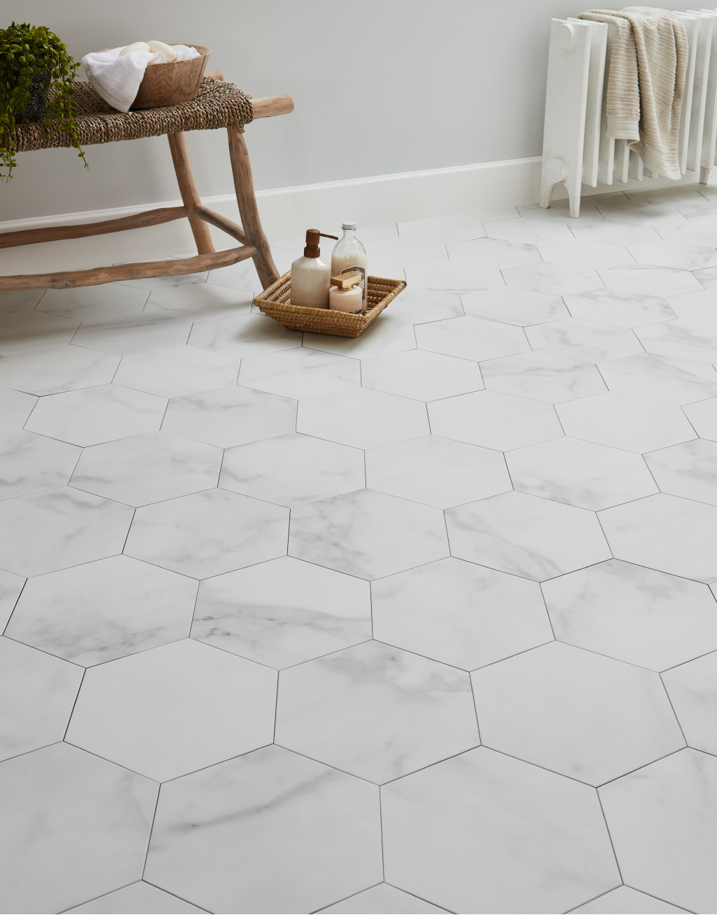 Asenso Symphony Hex Tile - Italian Marble