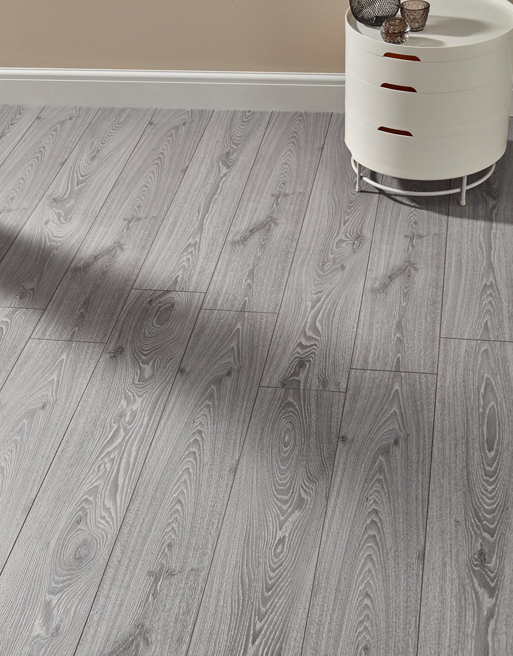 Kronotex Villa 12mm - Timeless Oak Grey Laminate Flooring